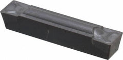 Kennametal - 0605M0G GMN Grade KC5025, 6.05mm Cutting Width Carbide Grooving Insert - 4.9mm Max Depth of Cut, Neutral, 0.4mm Corner Radius, TiAlN Finish - Americas Industrial Supply