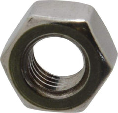 Value Collection - M8x1.25 Metric Coarse Stainless Steel Right Hand Heavy Hex Nut - 13mm Across Flats, 8mm High, Uncoated - Americas Industrial Supply