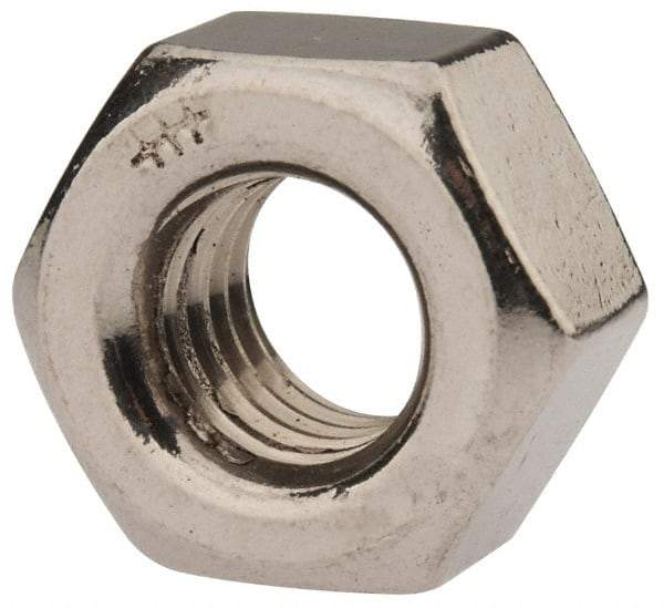 Value Collection - M10x1.50 Metric Coarse Stainless Steel Right Hand Heavy Hex Nut - 17mm Across Flats, 10mm High, Uncoated - Americas Industrial Supply