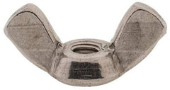 Value Collection - M4x0.70 Metric Coarse, Stainless Steel Standard Wing Nut - Grade 18-8, Austenitic Grade A2, 20mm Wing Span, 10.5mm Wing Span - Americas Industrial Supply