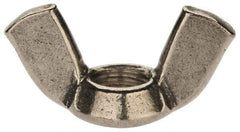 Value Collection - M10x1.50 Metric Coarse, Stainless Steel Standard Wing Nut - Grade 18-8, Austenitic Grade A2, 51mm Wing Span, 25mm Wing Span - Americas Industrial Supply