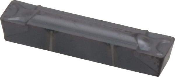 Kennametal - 250I06G GMN Grade KC5010, 6.35mm Cutting Width Carbide Grooving Insert - 4.7mm Max Depth of Cut, Neutral, 0.8mm Corner Radius, TiAlN Finish - Americas Industrial Supply