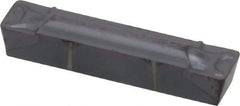 Kennametal - 250I06G GMN Grade KC5010, 6.35mm Cutting Width Carbide Grooving Insert - 4.7mm Max Depth of Cut, Neutral, 0.8mm Corner Radius, TiAlN Finish - Americas Industrial Supply
