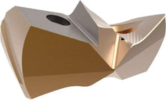 Allied Machine and Engineering - 5/8" Diam, Seat Code 15, 140° Included Angle Spade Drill Insert - AM300 Coated, Carbide, Grade K35, Series GEN3SYS XT - Americas Industrial Supply