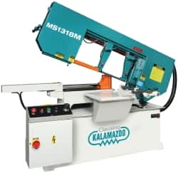 Clausing - 18-1/2 x 10-1/2" Max Capacity, Manual Variable Speed Pulley Horizontal Bandsaw - 102 to 377 SFPM Blade Speed, 230/460 Volts, 3 hp, 3 Phase - Americas Industrial Supply