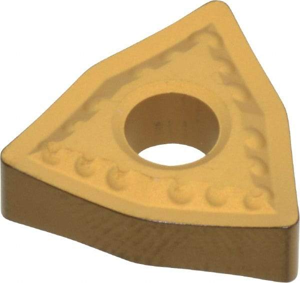 Sumitomo - WNMG432 EUP Grade AC820P Carbide Turning Insert - 80° Trigon, 1/2" Inscr Circle, 3/16" Thick, 1/32" Corner Radius - Americas Industrial Supply