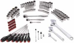 Blackhawk by Proto - 150 Piece 1/4, 3/8, 1/2" Drive Master Tool Set - Americas Industrial Supply