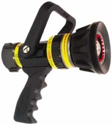 Value Collection - 1-1/2" Hose Diam NST Selectable Flow Hose Nozzle - 125 Max GPM, Polyurethane, 100 psi - Americas Industrial Supply