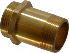 Value Collection - Brass Nipple - For Use with Fire Hose - Americas Industrial Supply