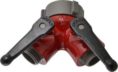 Made in USA - 2-1/2" Pipe, NST Steel WYE Gate Valve - Union Bonnet - Americas Industrial Supply