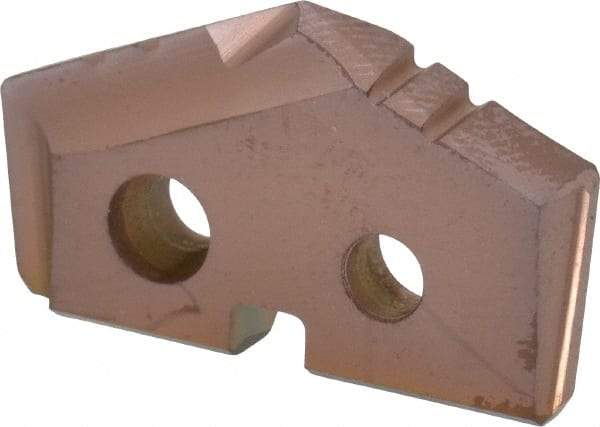 Allied Machine and Engineering - 15/16" Diam x 5/32" Thick, Seat Code 1, 132° Included Angle Spade Drill Insert - AM200 Coated, Cobalt, Grade Super Cobalt, Series GEN2 T-A - Americas Industrial Supply