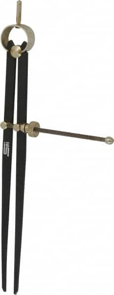 SPI - 10 Inch Leg, Spring Joint, Steel, Powder Coated, Divider - 10 Inch Max Measurement, with Quick Nut Adjustment - Americas Industrial Supply