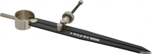 SPI - 6 Inch Leg, Spring Joint, Steel, Powder Coated, Divider - 6 Inch Max Measurement, with Quick Nut Adjustment - Americas Industrial Supply
