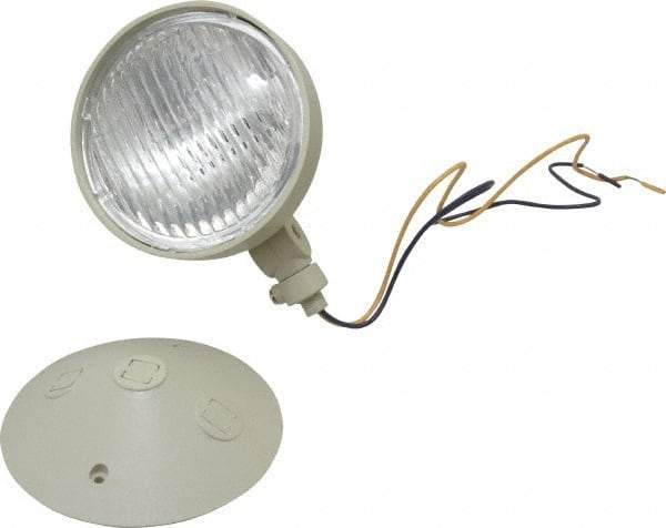 Mule - 1 Head, 12 VDC, Polycarbonate, Incandescent Remote Emergency Lighting Head - 25 Watt, Battery Not Included - Americas Industrial Supply