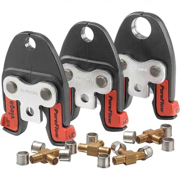 Ridgid - Presser Replacement Jaws Type: Pressing Jaws Jaw Size Range: 1" to 1-1/4" (Inch) - Americas Industrial Supply