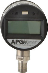 Made in USA - 2-1/2" Dial, 1/4 Thread, 0-5,000 Scale Range, Pressure Gauge - Americas Industrial Supply