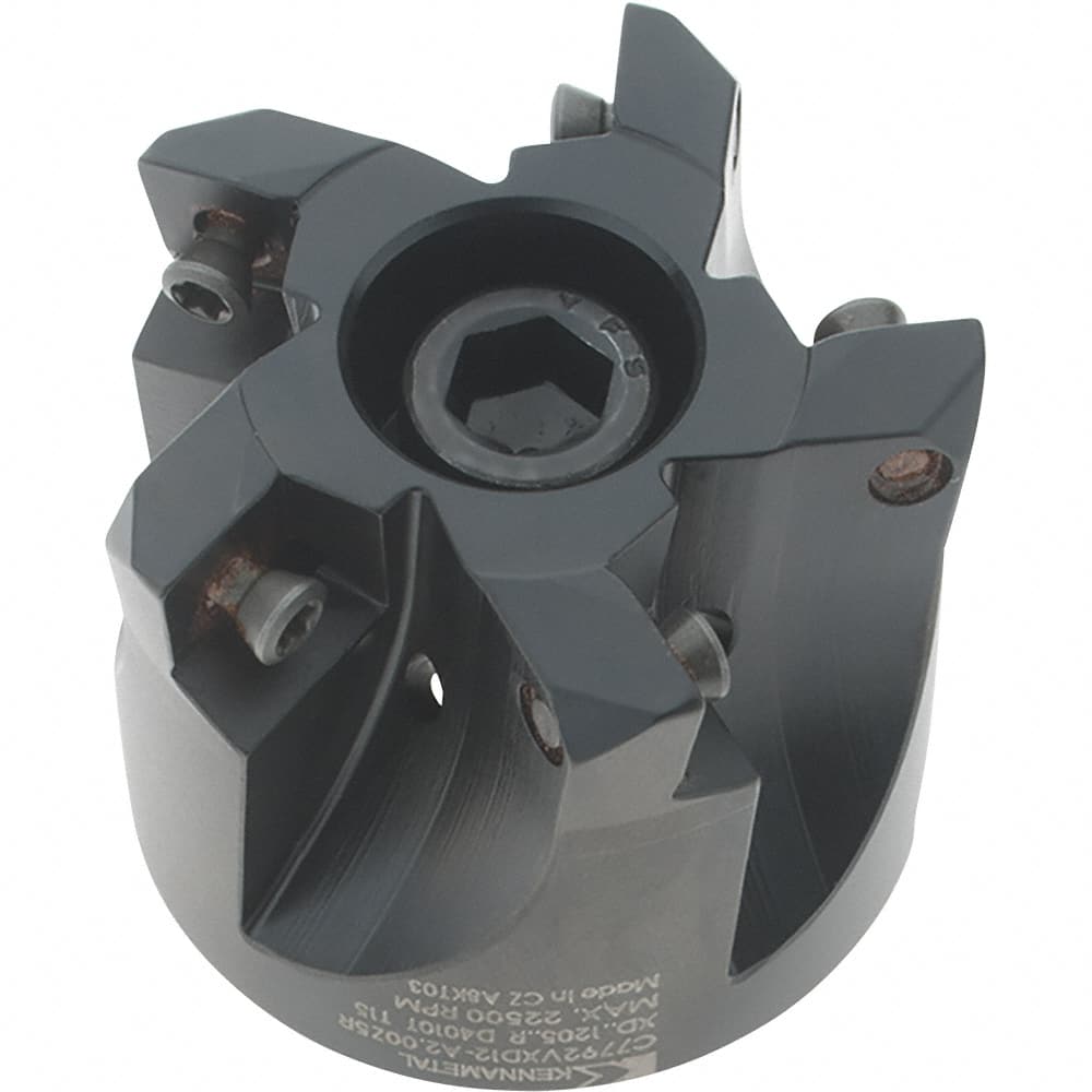 Kennametal - 2" Cut Diam, 3/4" Arbor Hole Diam, Indexable Square-Shoulder Face Mill - Americas Industrial Supply