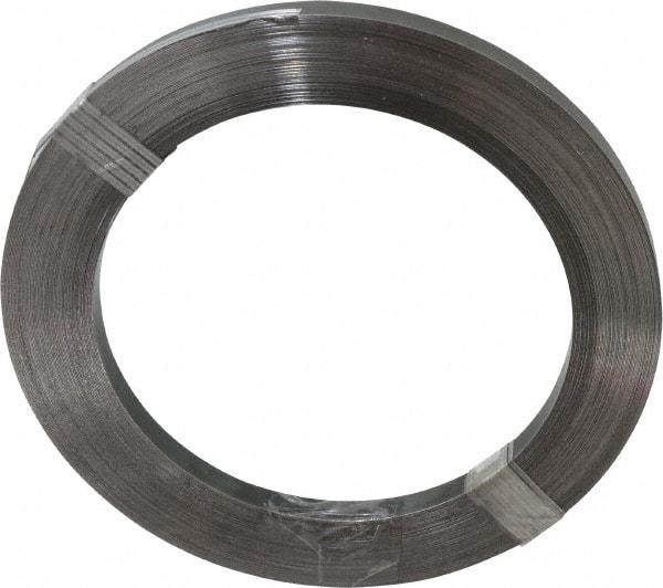 Value Collection - 1 Piece, 100 Ft. Long x 1/2 Inch Wide x 0.02 Inch Thick, Roll Shim Stock - Spring Steel - Americas Industrial Supply