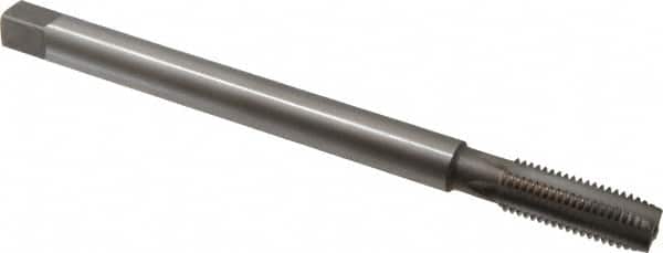 Hertel - 3/4-10 UNC, 4 Flute Plug Hand Pulley Tap - High Speed Steel, Bright Finish, H3 Thread Limit, 10" OAL - Americas Industrial Supply