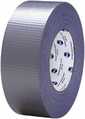 Intertape - 3" x 55m Silver Duct Tape - 11 mil, Rubber Adhesive, Polyethylene Cloth Backing, 20 Lb/ln Tensile Strength, 32°F to 180°F, Series AC36 - Americas Industrial Supply