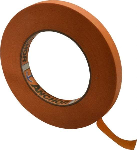 Intertape - 1/2" Wide x 60 Yd Long Orange Paper Masking Tape - Series Orange Mask, 7.1 mil Thick, 23 In/Lb Tensile Strength - Americas Industrial Supply