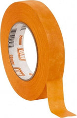 Intertape - 1" Wide x 60 Yd Long Orange Paper Masking Tape - Series Orange Mask, 7.3 mil Thick, 23 In/Lb Tensile Strength - Americas Industrial Supply