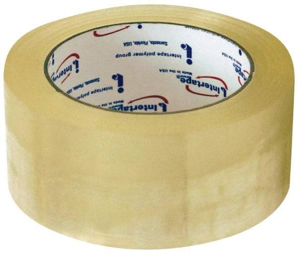 Intertape - 2" x 110 Yd Clear Acrylic Adhesive Sealing Tape - Polypropylene Film Backing, 2.1 mil Thick, 27 Lb Tensile Strength, Series 321 - Americas Industrial Supply