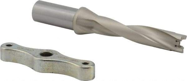 Iscar - 0.827 to 0.862" Diam, 5xD, 4.13" Max Depth, 1" Shank Diam, Replaceable Tip Drill - 21 Seat Size, DCM Toolholder, Series ChamDrill - Americas Industrial Supply