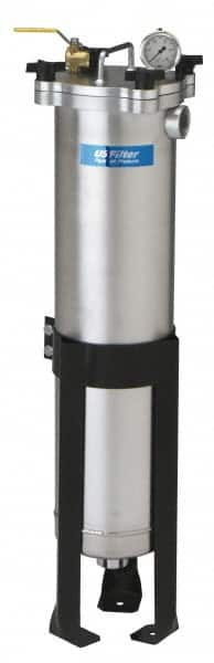 Pentair - 2 Inch, Aluminum, Bag Filter Housing - FNPT End Connection, 90 GPM Max Flow - Americas Industrial Supply