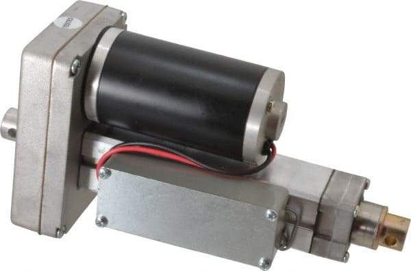 Duff-Norton - 4" Stroke Len, 25% Duty Cycle, 12 Volt, Linear Electromechanical Actuator with Limit Switch - DC Input, 0.37" per Second, 250 Lb Capacity - Americas Industrial Supply