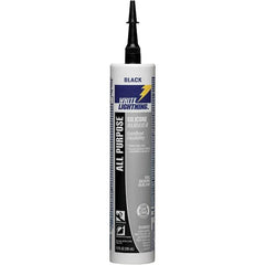 White Lightning - 10 oz Cartridge Black RTV Silicone Joint Sealant - -80 to 400°F Operating Temp, 30 min Tack Free Dry Time, 24 hr Full Cure Time - Americas Industrial Supply