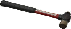 Proto - 3/4 Lb Head Ball Pein Hammer - Fiberglass Handle, 1-1/4" Face Diam, 12-1/16" OAL, Fiberglass with Cushion Grip - Americas Industrial Supply