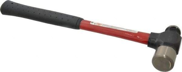 Proto - 1-1/2 Lb Head Ball Pein Hammer - Fiberglass Handle, 1-1/4" Face Diam, 14-3/16" OAL, Fiberglass with Cushion Grip - Americas Industrial Supply