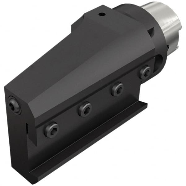 Iscar - 138mm Head Length, Modular Grooving Blade Holder Head - Left Hand Cut, System Size HSK A63WH, Through Coolant, Series ExchangeableHeads - Americas Industrial Supply