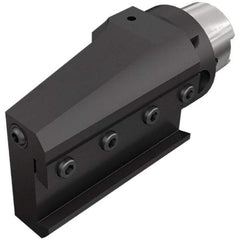 Iscar - 138mm Head Length, Modular Grooving Blade Holder Head - Right Hand Cut, System Size HSK A63WH, Through Coolant, Series ExchangeableHeads - Americas Industrial Supply