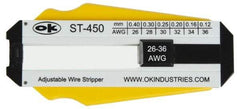 Jonard Tools - 36 to 26 AWG Capacity Precision Wire Stripper - Polycarbonate Handle - Americas Industrial Supply