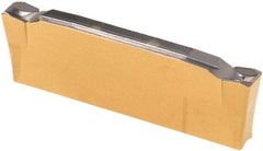 Iscar - DGN2202 IC808 Grade, 0.0866" Cutting Width, Carbide Cutoff Insert - Neutral Lead Angle, 0.0079" Cnr Rad, TiAlN/AlTiN/TiN Coated, Double End - Americas Industrial Supply