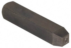 Made in USA - 3/16" Character Size, 5 Character, Heavy Duty Individual Steel Stamp - Steel, Number - Americas Industrial Supply