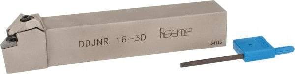 Iscar - DDJN, Right Hand Cut, 93° Lead Angle, 1" Shank Height x 1" Shank Width, Negative Rake Indexable Turning Toolholder - 6" OAL, DN..33. Insert Compatibility, Series Isoturn - Americas Industrial Supply