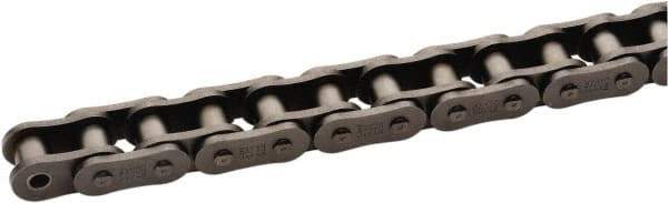 U.S. Tsubaki - 1-1/4" Pitch, ANSI 100, Heavy Series Roller Chain - Chain No. 100H, 5,510 Lb. Capacity, 10 Ft. Long, 3/4" Roller Diam, 3/4" Roller Width - Americas Industrial Supply