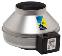 Fantech - 6" Diam, 0.68 Amp, 120 Volt Duct Fan - 303 CFM, 2,700 RPM, 0.109 hp, Variable Speed - Americas Industrial Supply