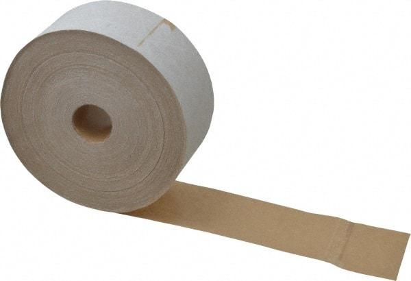 Intertape - 2-3/4" x 150 Yd White Water Activated Adhesive Sealing Tape - Paper Backing, 6.1 mil Thick, Series KR450 - Americas Industrial Supply