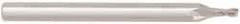 Niagara Cutter - 0.028", 0.042" LOC, 1/8" Shank Diam, 1-1/2" OAL, 2 Flute, Solid Carbide Square End Mill - Single End, Uncoated, Spiral Flute, Centercutting, Right Hand Cut, Right Hand Flute, Series MES230 - Americas Industrial Supply