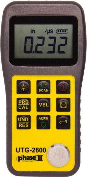 Phase II - 0.04" to 12" Measurement, 0.001" Resolution Electronic Thickness Gage - Accurate up to 0.0015" - Americas Industrial Supply
