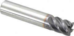 Niagara Cutter - 1/2", 5 Flute, Single End, Solid Carbide, 0.03" Corner Radius End Mill - 2-1/2" OAL, 45° Helix, Right Hand Flute, 5/8" LOC, Right Hand Cut - Americas Industrial Supply