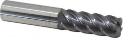 Niagara Cutter - 5/8", 5 Flute, Single End, Solid Carbide, 1/8" Corner Radius End Mill - 3-1/2" OAL, 45° Helix, Right Hand Flute, 1-5/8" LOC, Right Hand Cut - Americas Industrial Supply