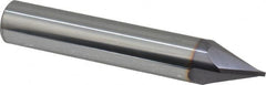 Niagara Cutter - 1/2" Diam 2 Flute Single End Solid Carbide Chamfer Mill - Americas Industrial Supply