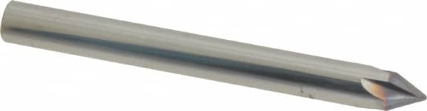 Niagara Cutter - 1/4" Diam 4 Flute Single End Solid Carbide Chamfer Mill - Americas Industrial Supply