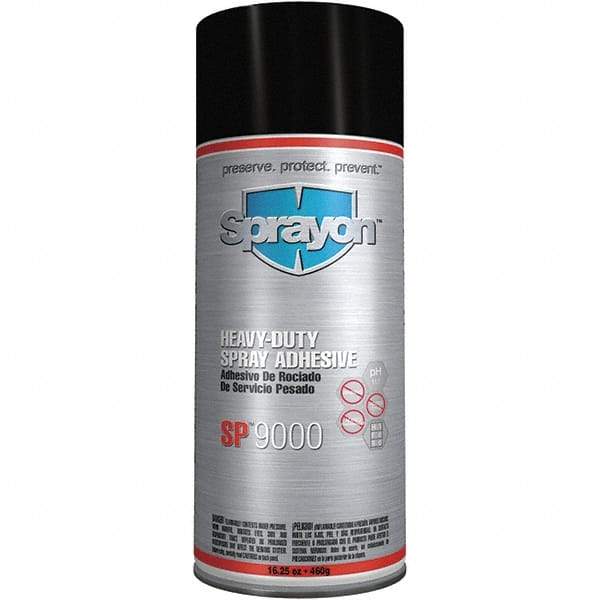 Krylon - 16.25 oz Aerosol White Spray Adhesive - High Tack, 170°F Heat Resistance, High Strength Bond, Flammable, Series SP9000 - Americas Industrial Supply