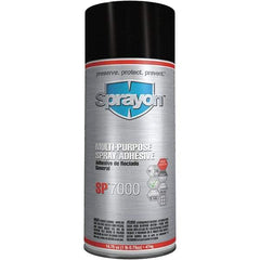 Krylon - 16.75 oz Aerosol White Spray Adhesive - High Tack, 350°F Heat Resistance, Low Strength Bond, Flammable, Series SP7000 - Americas Industrial Supply